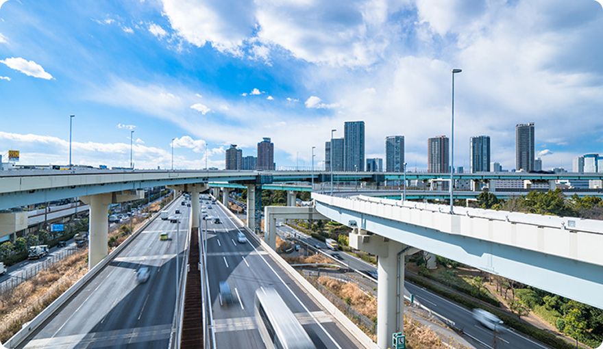 静岡を軸に関東と関西を結ぶ幹線輸送イメージ