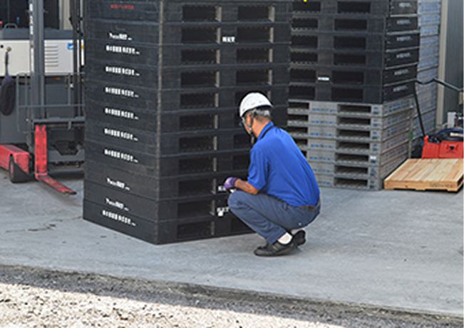 パレット洗浄工場設備＆洗浄能力紹介 1