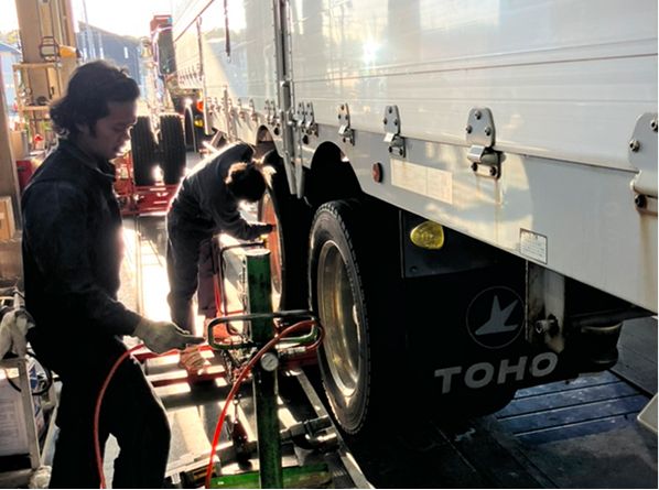 W連結車両の整備 5