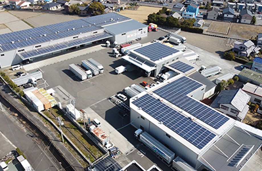 本社倉庫・整備工場 太陽光発電設備