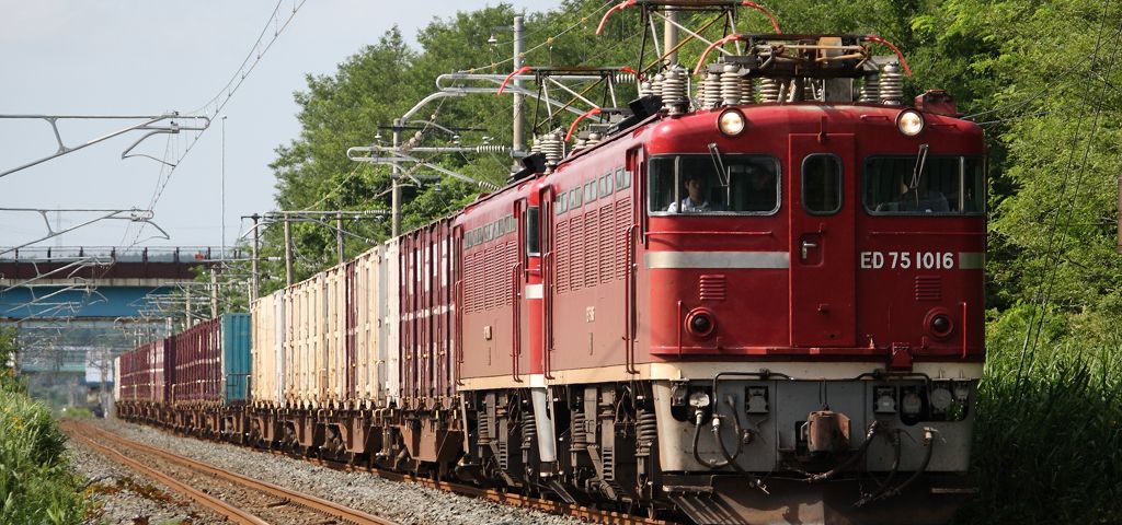 鉄道輸送の様子