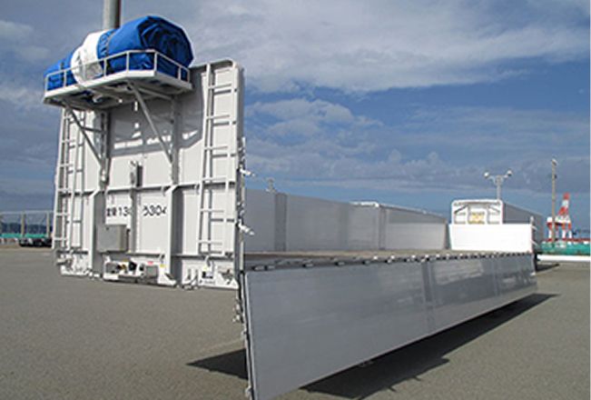 平シャーシ(複数台)